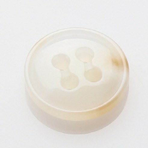 HR빅버튼 란찌 단추 15mm, 화이트, 4개입