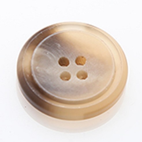 HR빅버튼 도시바 단추 18mm, 베이지, 4개입