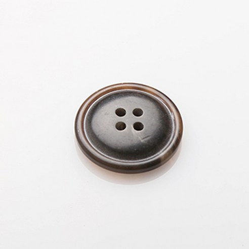 HR빅버튼 어라운드 단추 23mm, 브라운, 12개입