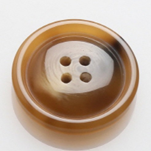 HR빅버튼 호동 단추 21mm, 다크베이지, 12개입