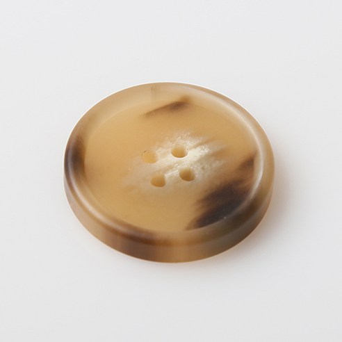 HR빅버튼 소리아 무광 단추 28mm, 다크베이지, 12개입