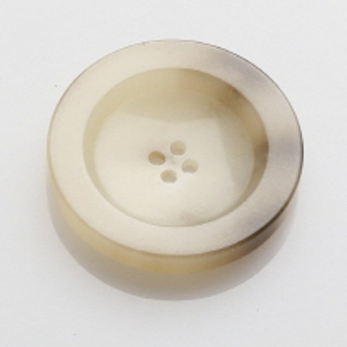 HR빅버튼 텔미 단추 30mm, 연베이지, 4개입