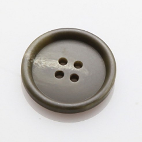HR빅버튼 워킹 무광 단추 15mm, 카키, 8개입