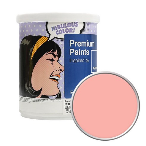 노루페인트 팬톤 외부용 실외 저광페인트 1L, 14-1420 Apricot Blush