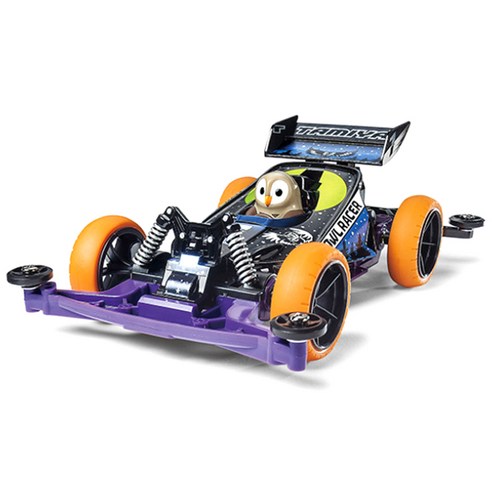 타미야 Mini 4WD Owl Racer Super2 미니카 18088, 혼합 색상, 1개