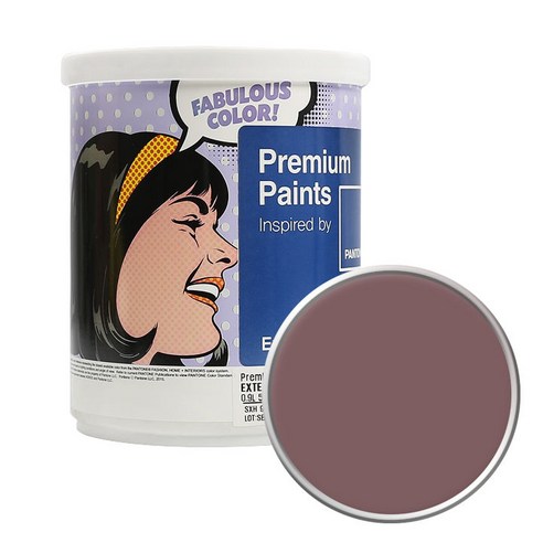 노루페인트 팬톤 외부용 실외 저광 페인트 1L, 18-1612 Rose Taupe