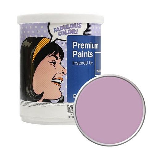노루페인트 팬톤 외부용 실외 저광 페인트 1L, 15-3207 Mauve Mist