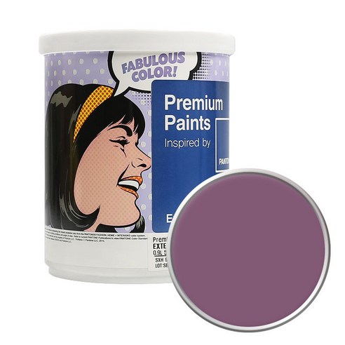 노루페인트 팬톤 외부용 실외 저광 페인트 1L, 18-3011 Argyle Purple