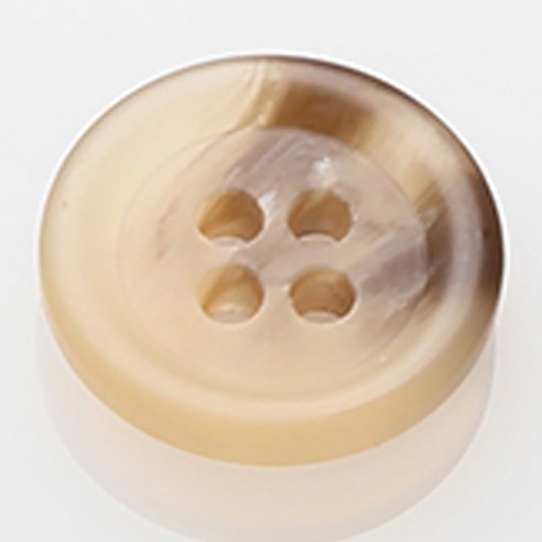 HR빅버튼 플러스 무광 단추 15mm, 베이지, 8개입