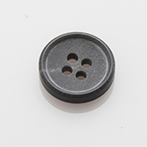 HR빅버튼 더스트 단추 15mm, 블랙, 4개입