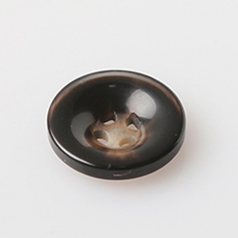 HR빅버튼 마리옹 단추 18mm, 블랙, 12개입