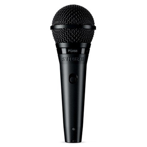 슈어 보컬용 유선마이크 블랙, PGA58