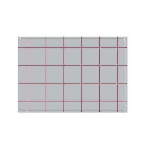 서머스트 프루티 실리콘 레드체크 테이블매트, 그레이, 425 x 295 mm
