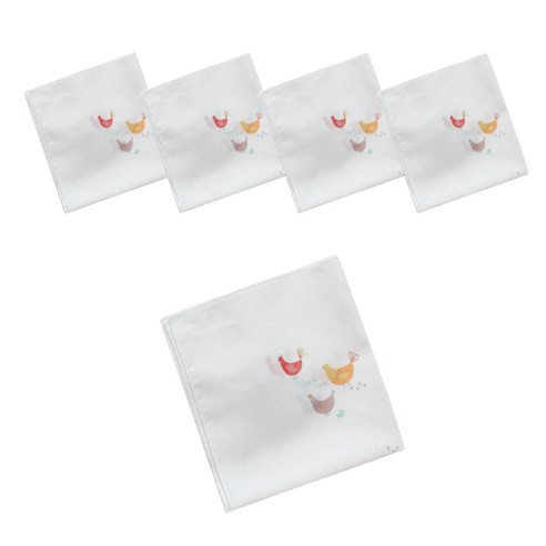 리에또 베이비 밤부 손수건 5p