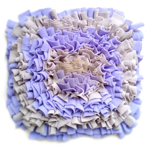 아리코 DrMini 양이 아지 노즈푸드 매트 45 x 45 cm, 퍼플 + 그레이, 1개