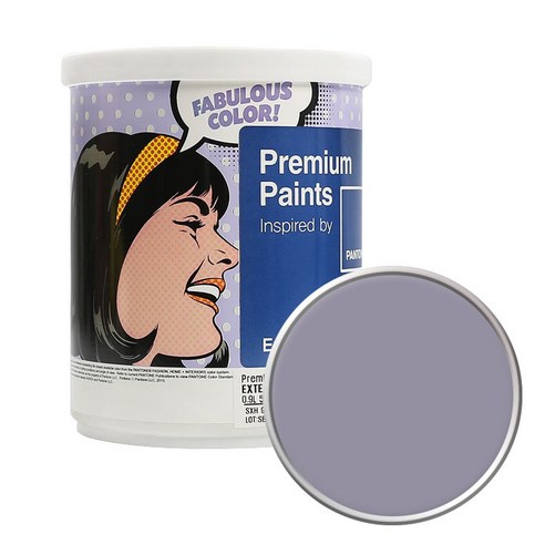 노루페인트 팬톤 외부용 실외 저광페인트 1L, 17-3910 Lavender Gray