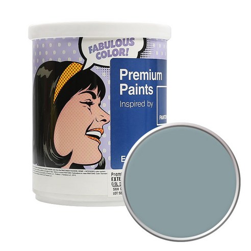 노루페인트 팬톤 외부용 실외 벽면 저광 페인트 1L, 16-4408 Slate