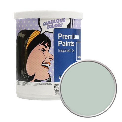 노루페인트 팬톤 외부용 실외페인트 1L 저광, 13-5305 Pale Aqua
