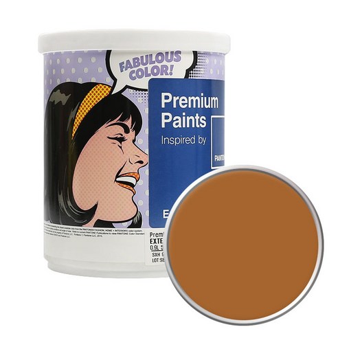 노루페인트 팬톤 외부용 실외페인트 저광 1L, 18-1163 Pumpkin Spice