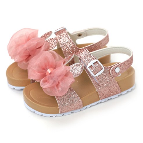 오즈키즈 여아용 바니걸 스트랩 샌들