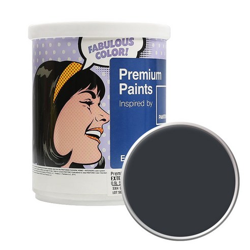 노루페인트 팬톤 외부용 무광 페인트 1L, Phantom 19-4205