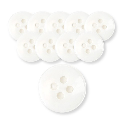 동화상가몰 드라마 단추 13mm, WT, 10개입