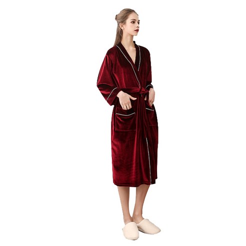 더자카 스타일라인 샤워가운 M, Y230LBBE026, 1개