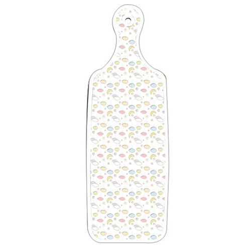 로엠디자인 양면 디자인 서빙도마 보드, 화단 + 파스텔밤하늘, 1개