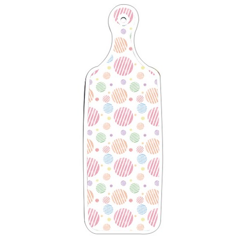 로엠디자인 양면 디자인 서빙도마 보드, 화단 + 라인원형, 1개