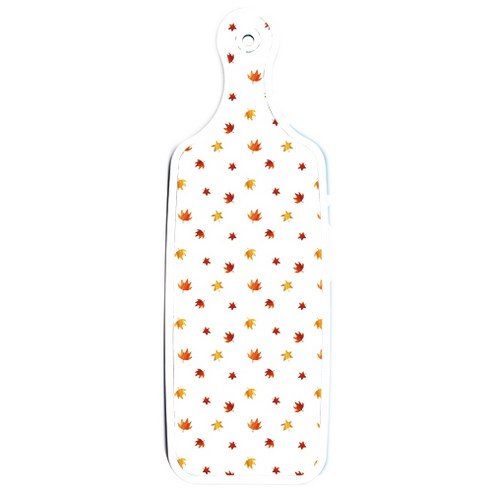 로엠디자인 양면 디자인 서빙도마, 피쉬블루 + 낙엽화이트, 1개