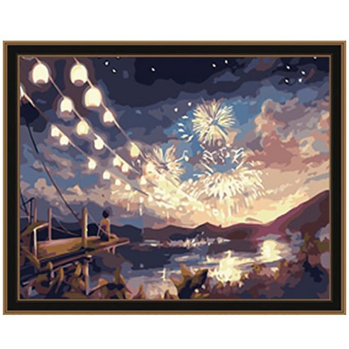 아이러브페인팅 DIY 명화그리기 40 x 50 cm, 불꽃놀이, 1개