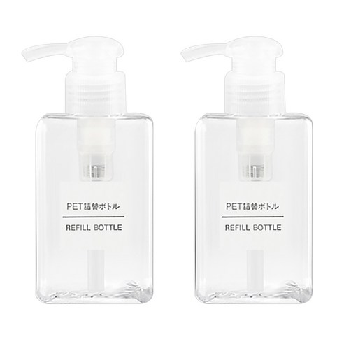 DM 뷰티 화장품 펌프 공병 450ml, 투명, 2개입