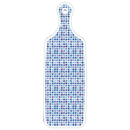 로엠디자인 양면 서빙도마 숲패턴1, 블루타일, 1개