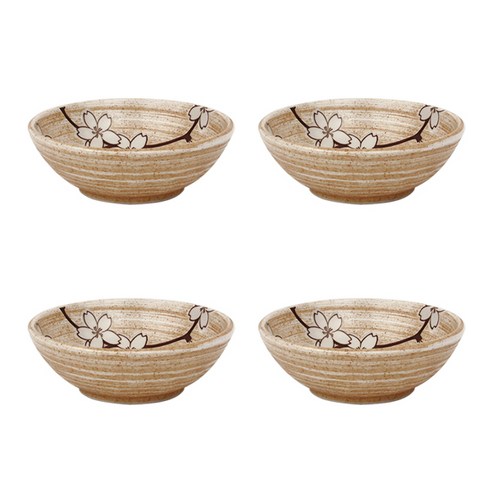 디어리빙 샌드사쿠라 쿠프 13cm, 베이지, 4개입