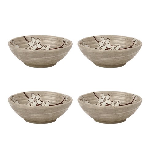 디어리빙 샌드사쿠라 쿠프 13cm, 그레이, 4개입