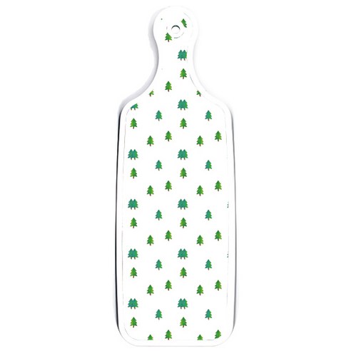 로엠디자인 양면 서빙도마 블루톤플라워, 소나무아트웍, 1개