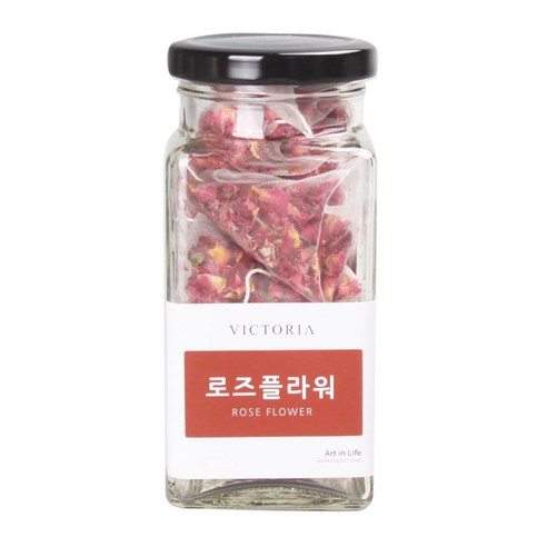 빅토리아 보틀 로즈플라워 차, 1g, 10개, 1개, 10개입
