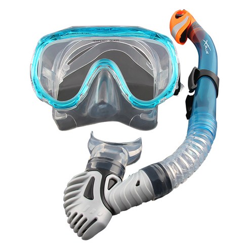 엑스블루 고급형 레저 스노클 세트 XSON-0030, 아쿠아