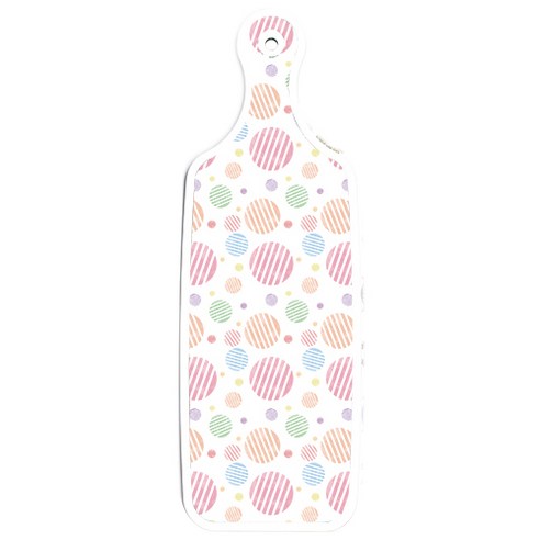 로엠디자인 양면 디자인 서빙 도마 보드 Cute부엉이, 라인원형, 1개