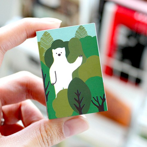 브리스크스타일 성냥, Little forest Bear, 10개
