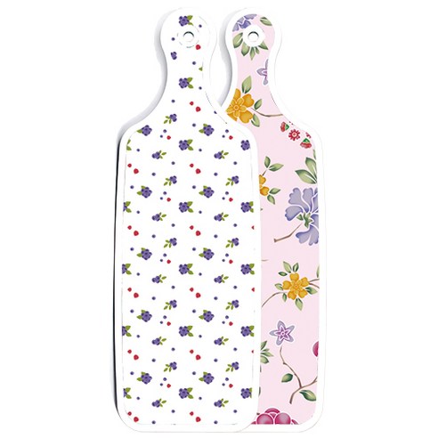 양면 서빙도마 로맨틱레드floral연분홍색, 블루베리, 1개