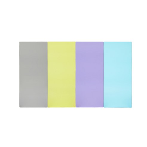 퍼니존 퍼니테라피 그레이 비비드 시리즈4 영유아 폴더매트, 그레이 + 피스타치오 + 바이올렛 + 스카이블루
