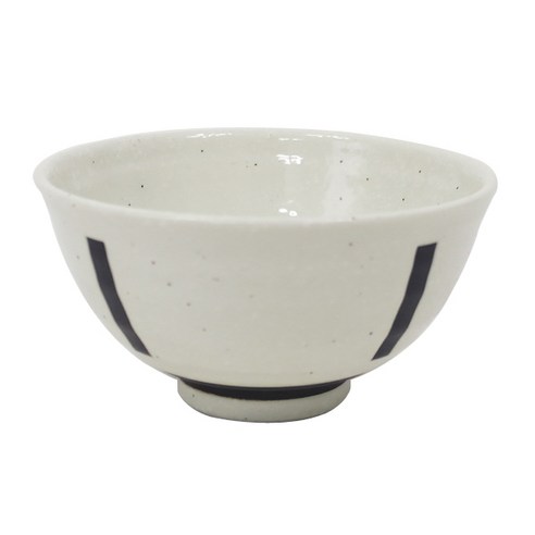 디어리빙 심플브라운 볼 12.5cm, 사선라인, 1개