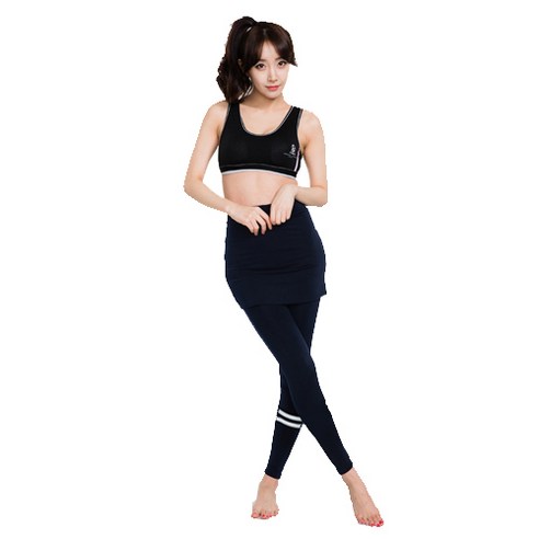 HS 여성용 스포츠 치마레깅스 LF001