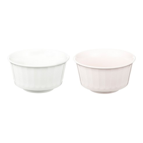 화이 기와 공기 2p 세트, 화이트, 핑크, 1세트
