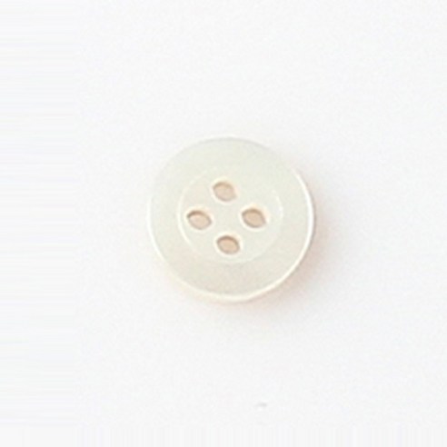 HR빅버튼 그랑딜 단추 11mm, 화이트, 8개입
