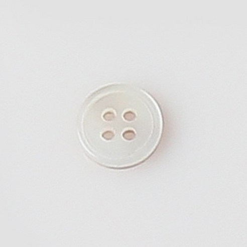 HR빅버튼 꽃다지 단추 10mm, 아이보리, 5개입
