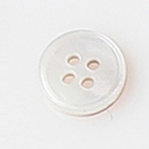 HR빅버튼 강황 단추 11mm, 화이트, 12개입