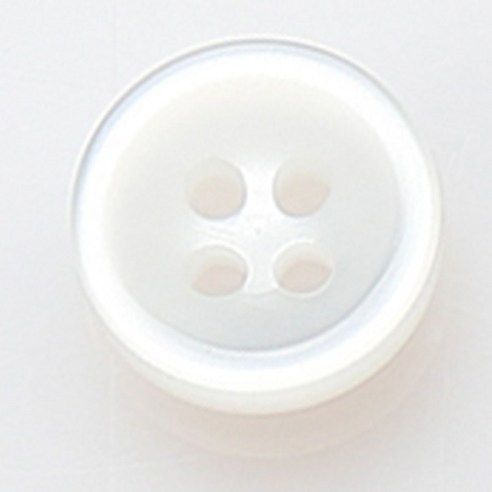 HR빅버튼 허밍 단추 10mm, 화이트, 12개입