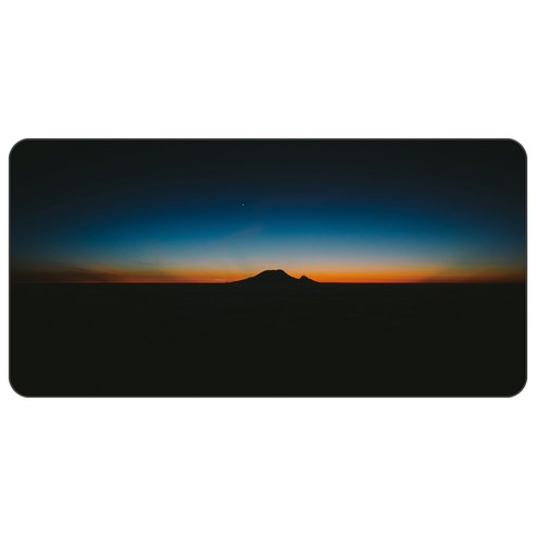 나노씨엔티 게이밍 디자인 데스크매트 120 x 60 cm, 밤우주, 1개